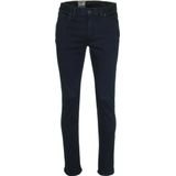 Alberto Pipe Jeans donkerblauw, Effen