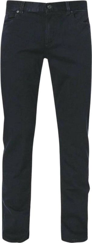 Alberto Pipe Jeans donkerblauw, Effen