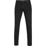 Alberto Dual FX Denim Jeans zwart, Effen