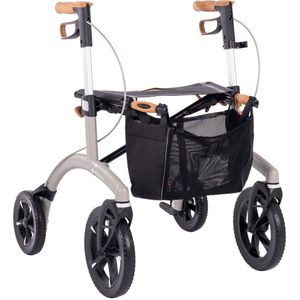 Allround Rollator - Pearl Grey - Aluminium - Inklapbaar