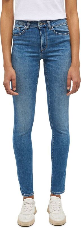 Mustang - Slim Jeans - Blauw - Katoen/Polyester/Elastaan