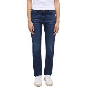 Mustang Dames Jeans Broeken CROSBY comfort/relaxed Fit Blauw Volwassenen