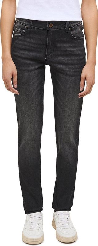 Mustang Dames Jeans Broeken CROSBY comfort/relaxed Fit Zwart Volwassenen