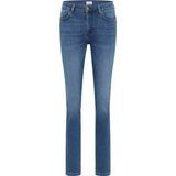 Mustang Damen Jeanshose Crosby Relaxed Slim hellblau