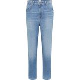 Mustang Dames Jeans Broeken CHARLOTTE tapered Fit Blauw Volwassenen