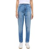 Mustang Dames Jeans Broeken CHARLOTTE tapered Fit Blauw Volwassenen
