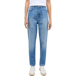 Mustang Dames Jeans Broeken CHARLOTTE tapered Fit Blauw Volwassenen