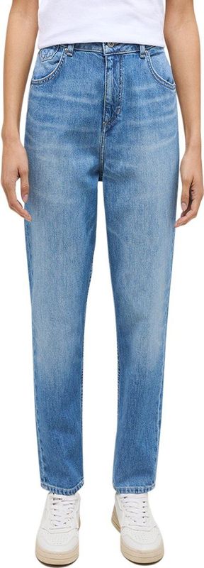 Mustang Dames Jeans Broeken CHARLOTTE tapered Fit Blauw Volwassenen