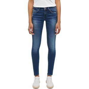 Jeans - Middenblauw - Skinny Fit - Ritssluiting - Achterzakken