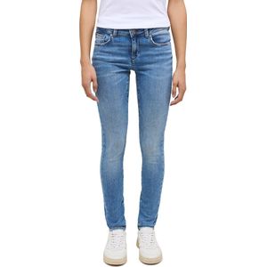 Jeans - Effen - Denim - Light Washed - Skinny Pasvorm - Low Waist
