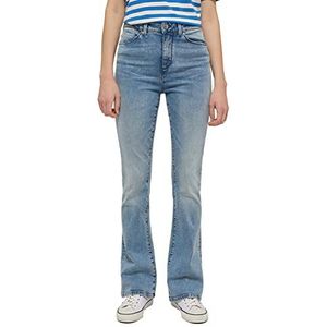 MUSTANG Dames Style Georgia Skinny Flared Jeans, lichtblauw 202, 26W / 34L, lichtblauw 202, 26W x 34L