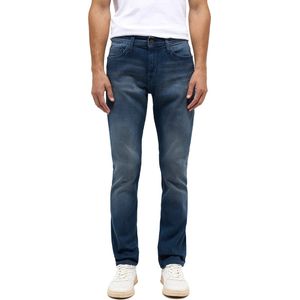 Mustang Heren Jeans Broeken VEGAS slim Fit Blauw Volwassenen