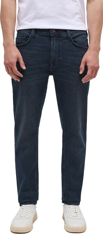 Mustang Heren Jeans Broeken OREGON SLIM K slim Fit Blauw Volwassenen
