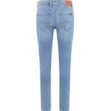 Denim - Slimfit Jeans - Effen - Heavy Washed - Gevoerde Zoom/Rand