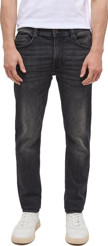 Mustang Heren Jeans Broeken OREGON SLIM K slim Fit Zwart Volwassenen
