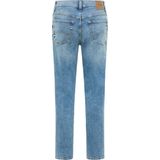Stretchbroeken - Effen - Denim - Light Washed - Regular Pasvorm