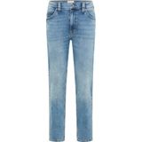 Stretchbroeken - Effen - Denim - Light Washed - Regular Pasvorm