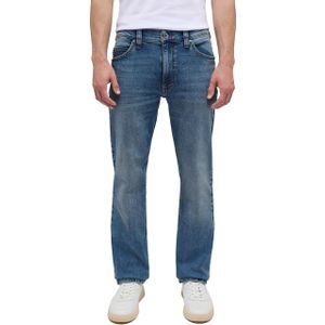 Stretchbroeken - Effen - Denim - Light Washed - Regular Pasvorm