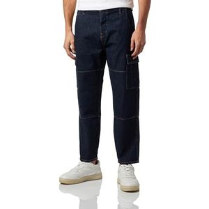 MUSTANG Cargobroek jeans heren, Blauw