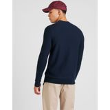 Mustang - ELLIOT - Heren Trui - Blauw - Regular Fit - Ronde Hals