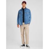 Mustang - ELLIOT - Heren Trui - Blauw - Regular Fit - Ronde Hals