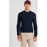 Mustang - ELLIOT - Heren Trui - Blauw - Regular Fit - Ronde Hals