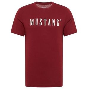 Mustang - Regular T-shirt - Verschillende Kleuren - Katoen - Ronde Hals - Korte Mouwen