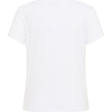 MUSTANG - Shirt - Wit - Alma - Met Logoprint