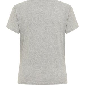 Mustang Damen T-Shirt T-Shirt grau meliert