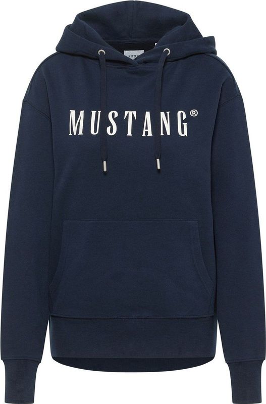 Mustang - Normale Dameshoodie - Verschillende Kleuren - Katoen - Capuchon