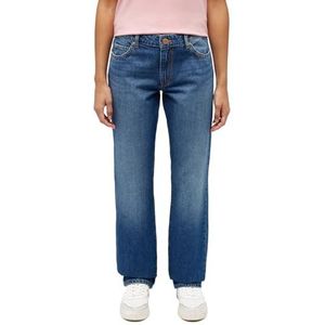 MUSTANG Damesjeans broek stijl Crosby Relaxed Straight, blauw, 31W / 32L