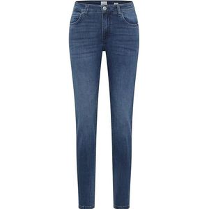 Mustang Jeans Damen Style Crosby Relaxed Slim mit Waschung mittelblau
