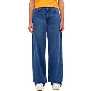 MUSTANG Damesjeans broek Style Luise Wide, blauw, 27W / 32L