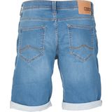 Mustang - Chicago - Korte Jeans - Blauw - Regular Fit
