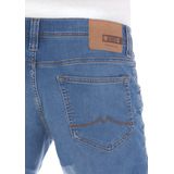 Mustang - Chicago - Korte Jeans - Blauw - Regular Fit