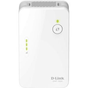 D-Link DAP-1620 - WLAN-repeater - Dual Band - 1 Giga poort - IEEE 802.11 a/b/g/n/ac - Ideaal voor het afdekken van het hele huis met wifi