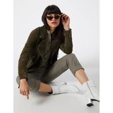 Leren Jas - Groen - 100% Leer - Aansluitend - Lange Mouwen