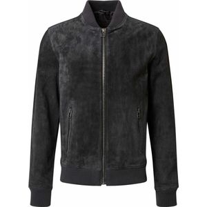 Leren Jas - Antraciet - 100% Leer - Lange Mouwen - Klassieke Pasvorm