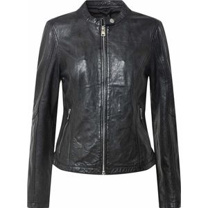 Leren Jas - Zwart - 100% Schapenleer - Aansluitende Pasvorm