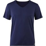 Bruno Banani - Shirt - Marine Ruit - V-hals