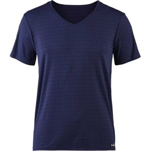 Bruno Banani - Shirt - Marine Ruit - V-hals