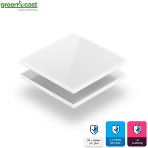 Plexiglas plaat 6 mm dik - 170 x 100 cm - Wit