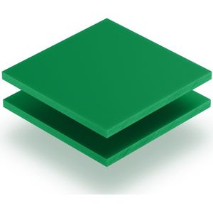 Plexiglas plaat 8 mm dik - 100 x 50 cm - Letterplaat Mintgroen