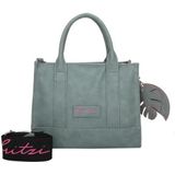 Fritzi aus Preussen Eco Square Handtas, 26 cm, Blad Groen