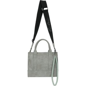 Fritzi aus Preußen Schoudertas Handtas Fritzi SquareN Vintage Crossbody Bag Rock Grijs