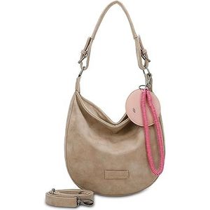 Fritzi aus Preußen Fritzi Hobo Vintage Schoudertas 33 cm taupy