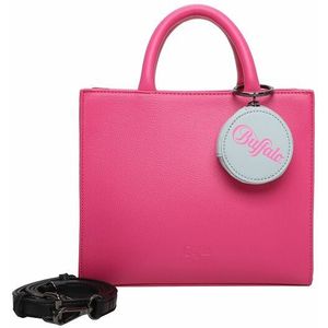 Buffalo Big Boxy Collection Structure Pink Shopper voor dames, roze