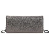 Buffalo Secco Glitter Dark Grey Clutch voor dames, grijs