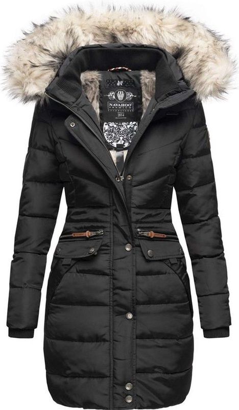 Winterjas - Warm - Imitatiebont - Veganistisch - Gewatteerd