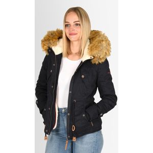 Navahoo - Pearl - Dames Winterjas - Korte Parka - Warm - Teddyvoering